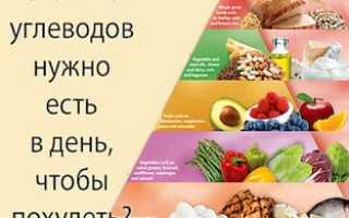 Сколько нужно кушать углеводов, чтобы похудеть?