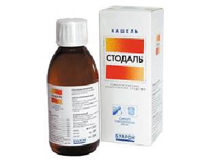 Гомеопатический сироп от кашля Стодаль - состав, как принимать детям