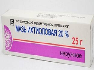 Ихтиоловая мазь при геморрое: помогает ли