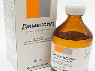 Как разводить «Димексид» для компресса
