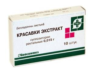 Свечи красавки при геморрое: действие и способ применения